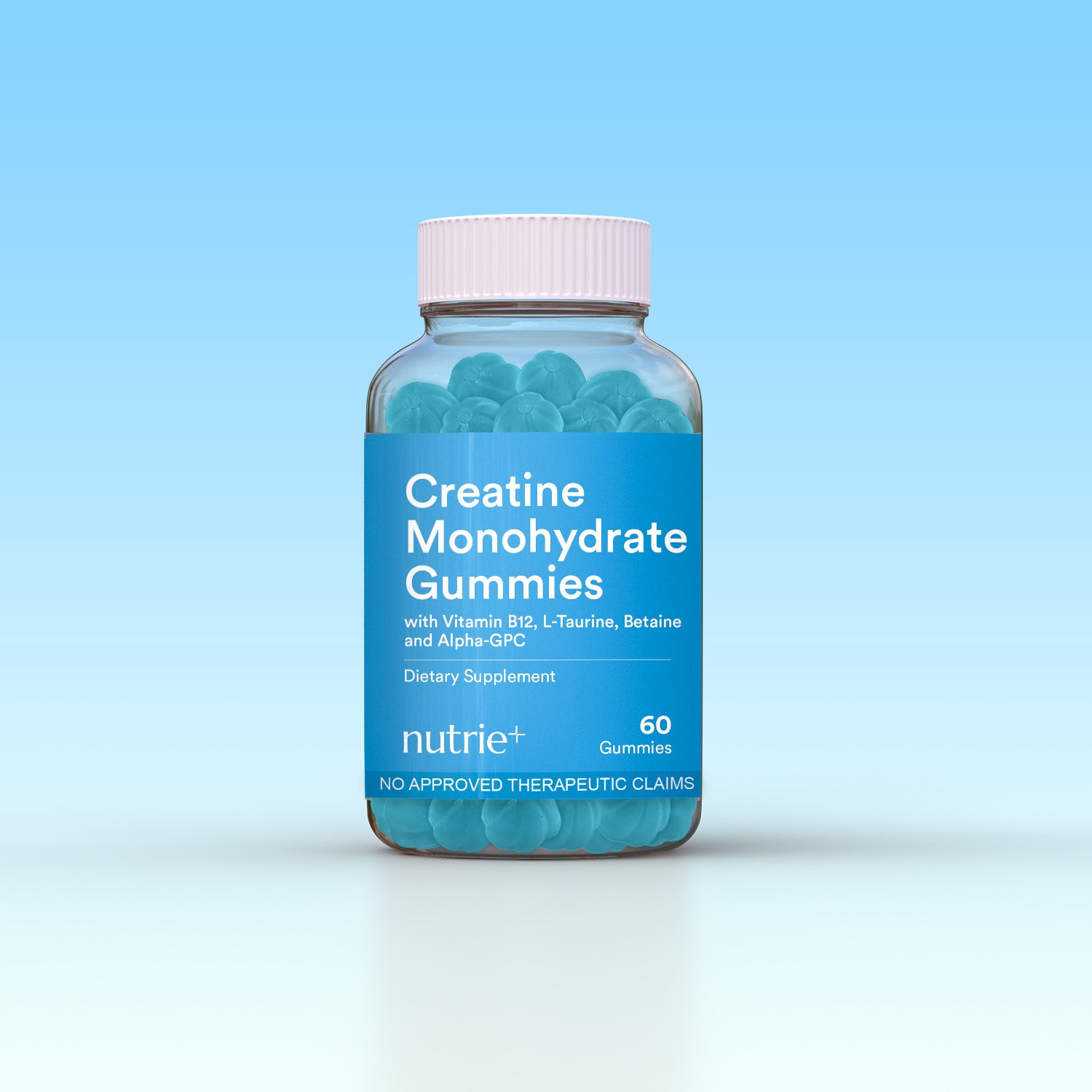 Nutrie Creatine 5g Monohydrate Gummies 60pcs (Muscle Strength Supplement)