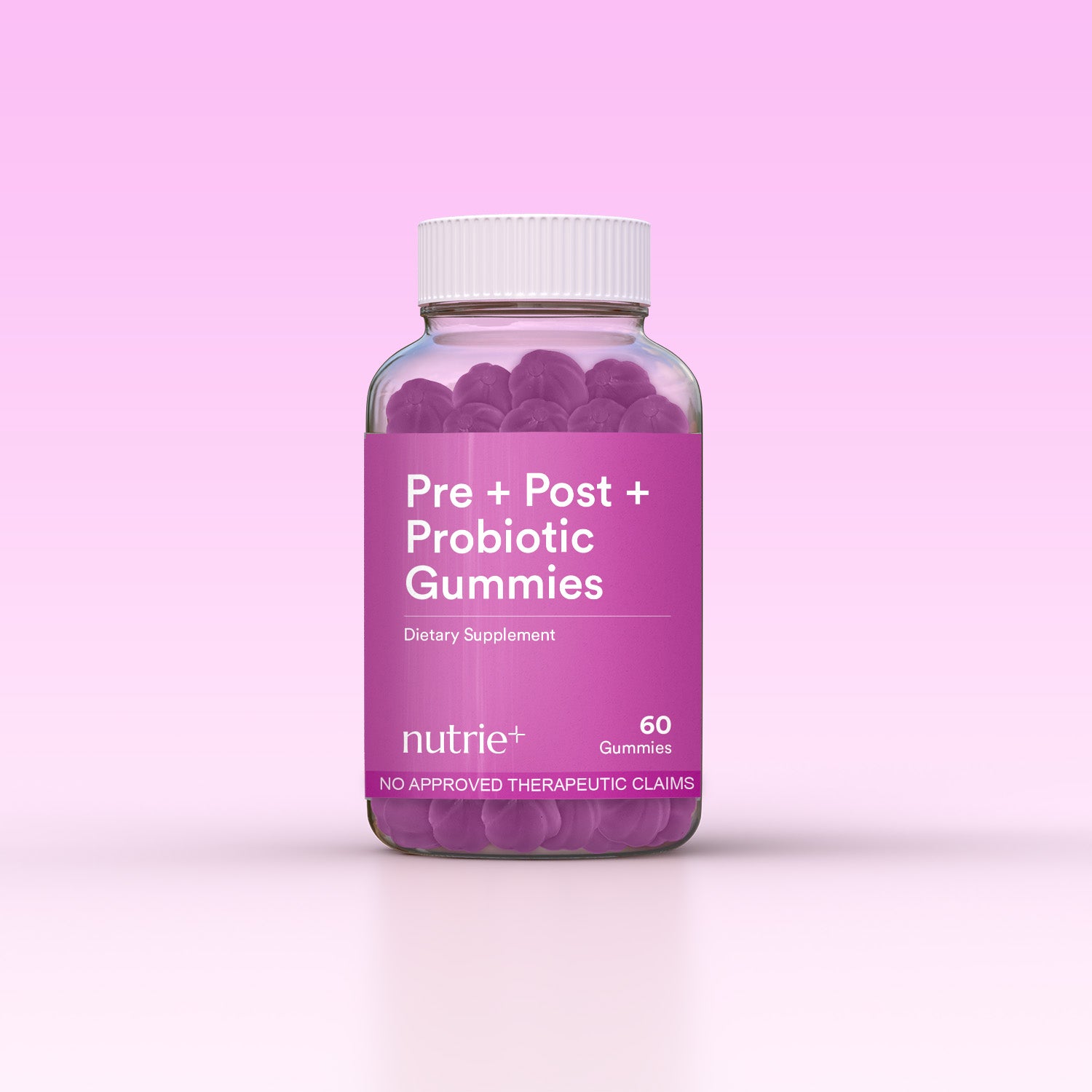 Nutrie Pre+Post+Probiotic Gummies 60pcs (Digestive Health Supplement)