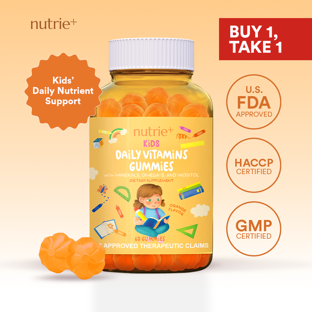 Nutrie Kids Daily Multivitamin Gummies - B1T1